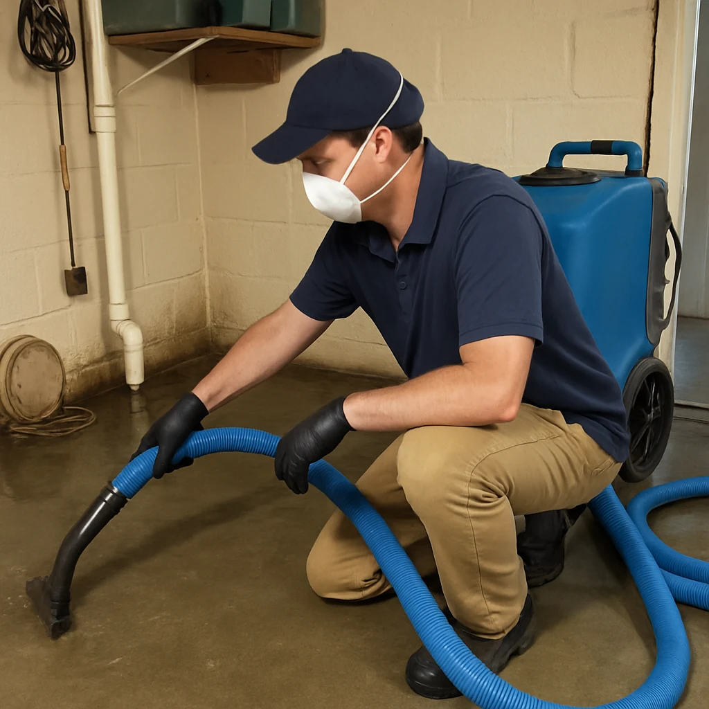 Basement water extraction